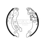 TOMEX Brakes Bremsbackensatz